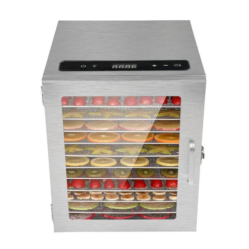 Déshydrateur alimentaire, un appareil conçu pour retirer l'humidité des aliments afin de les conserver plus longtemps et d'en intensifier les saveurs.