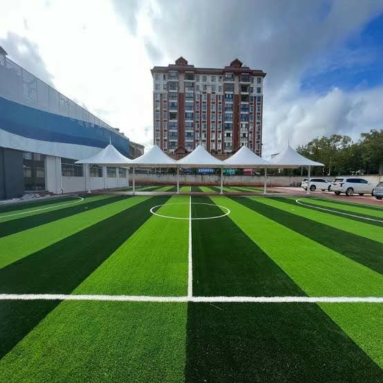 Gazon synthétique de football 50 mm – Rouleau 100 m², vert mixte, qualité premium ACG-50