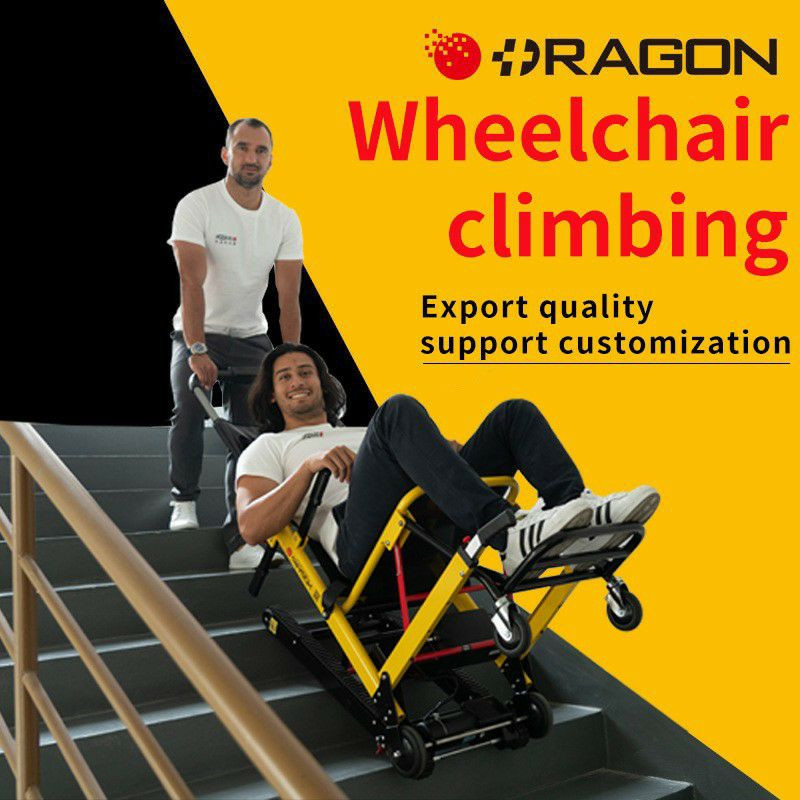 Fauteuil roulant électrique pour monter les escaliers, fauteuil roulant pliable et léger pour escaliers de levage d'escalier chaise d'escalier sur chenilles