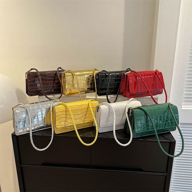 Motif bonbon couleur petit sac carré 2023 printemps style étranger nouveau petit sac mode portable épaule