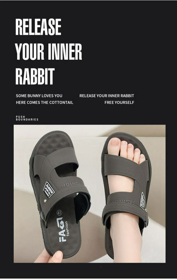 Nouvelles Sandales ou chaussures de plage pour hommes résistant à l'usure papa anti-odeur respirant épais décontractées pour hommes
