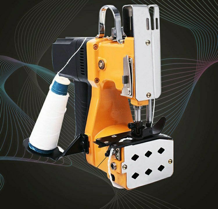 Une machine à coudre portative pour sacs, spécifiquement le modèle GK9-370.