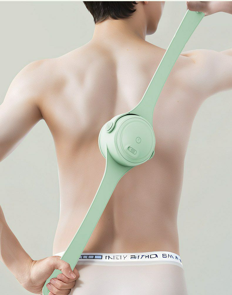Nouvelle brosse de bain électrique multifonctionnelle rotative étanche à long manche pour frotter le dos artefact exfoliation complète du corps